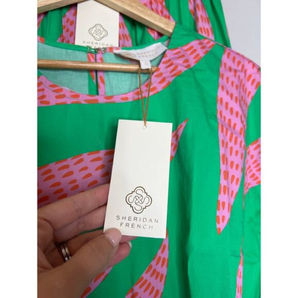 NWT Sheridan French Gardenia Malachite Tigress Blouse Maxi Skirt Set Size: Small - Picture 4 of 10